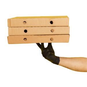 Caixas de Pizza e Garrafa