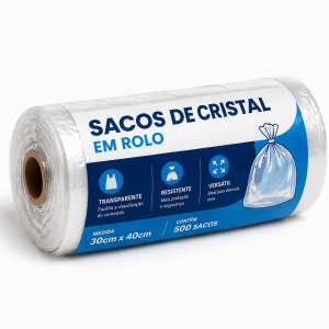 Sacos Cristal e em Rolo